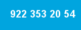 922 353 20 54
